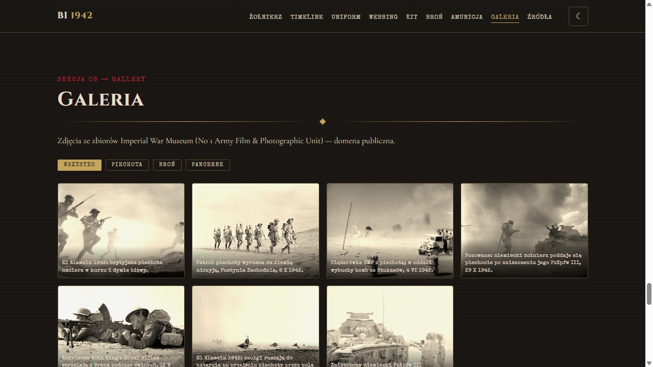 British Infantry 1942 - galeria archiwalna